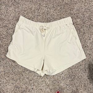 Women's Cream Shorts